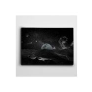 Dekolata Ay Gece 85x120 cm Kanvas Tablo