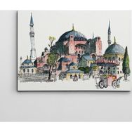 Dekolata Ayasofya 50x70 cm Kanvas Tablo