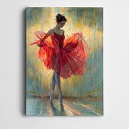 Dekolata Balerin 50x70 cm Kanvas Tablo