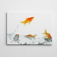 Dekolata Balıklar 2 70x100 cm Kanvas Tablo