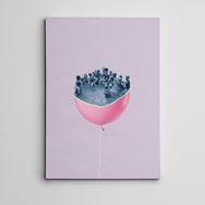 Dekolata Balon ve Havuz Mini 35x50 cm Kanvas Tablo