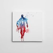 Dekolata Captain America Kare 50x50 cm Kanvas Tablo