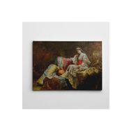 Dekolata Clemence Yağlıboya Reprodüksiyon 20x30 cm Kanvas Tablo