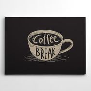 Dekolata Coffee Break 35x50 cm Kanvas Tablo