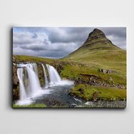 Dekolata Dağlar Şelale 50x70 cm Kanvas Tablo