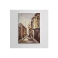 Dekolata Dar Sokaklar Yağlıboya Reprodüksiyon 85x120 cm Kanvas Tablo
