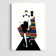Dekolata Defile Modern Sanat 25x35 cm Kanvas Tablo