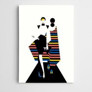 Dekolata Defile Modern Sanat 30x40 cm Kanvas Tablo