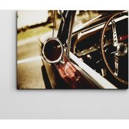 Dekolata Direksiyon Retro 40x60 cm Kanvas Tablo