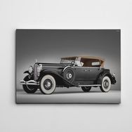 Dekolata Duesenberg Retro 30x40 cm Kanvas Tablo