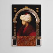 Dekolata Fatih Sultan Mehmet 60x85 cm Kanvas Tablo
