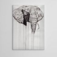 Dekolata Fil 25x35 cm Kanvas Tablo
