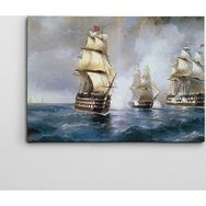 Dekolata Gemiler 5 40x60 cm Kanvas Tablo