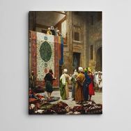 Dekolata Halı Tüccarı Yağlı Boya Reprodüksiyon 140x200 cm Kanvas Tablo