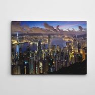 Dekolata Hong Kong 2 40x60 cm Kanvas Tablo