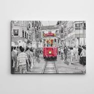 Dekolata İstikal Caddesi 30x40 cm Kanvas Tablo