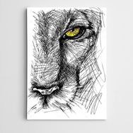 Dekolata Kaplan Modern Sanat 40x60 cm Kanvas Tablo