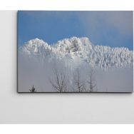 Dekolata Karlı Dağ 50x70 cm Kanvas Tablo