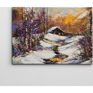 Dekolata Kış 2 40x60 cm Kanvas Tablo