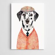 Dekolata Köpek Modern Sanat 50x70 cm Kanvas Tablo
