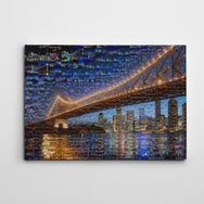 Dekolata Köprü Manzaraları 70x100 cm Kanvas Tablo