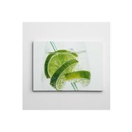 Dekolata Limon Dilimleri 50x70 cm Kanvas Tablo