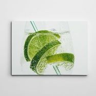 Dekolata Limon Dilimleri 70x100 cm Kanvas Tablo