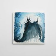 Dekolata Maleficent Kare 50x50 cm Kanvas Tablo