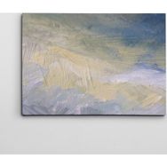 Dekolata Mavi Soyut 50x70 cm Kanvas Tablo