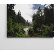 Dekolata Nehir ve Orman 40x60 cm Kanvas Tablo