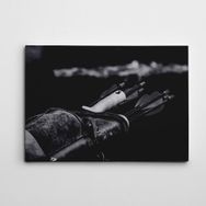 Dekolata Oklar Siyah Beyaz 35x50 cm Kanvas Tablo