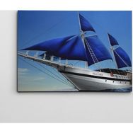 Dekolata Okyanusta Yekenli 40x60 cm Kanvas Tablo