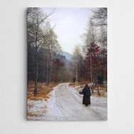 Dekolata Ormanlık Yol 50x70 cm Kanvas Tablo