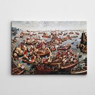 Dekolata Osmanlı Kadırgaları 30x40 cm Kanvas Tablo