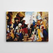 Dekolata Osmanlı Müzisyenler 140x200 cm Kanvas Tablo