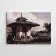 Dekolata Osmanlı Şadırvan 60x85 cm Kanvas Tablo