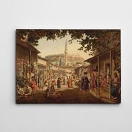 Dekolata Osmanlı Sokakları 30x40 cm Kanvas Tablo
