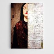 Dekolata Otantik Çizgiler Modern Sanat 40x60 cm Kanvas Tablo