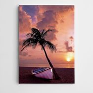 Dekolata Palmiye Ağacı 60x85 cm Kanvas Tablo