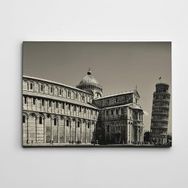 Dekolata Pisa Kulesi 50x70 cm Kanvas Tablo