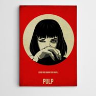 Dekolata Pulp Fiction Modern Sanat 70x100 cm Kanvas Tablo