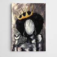 Dekolata Queen Modern Sanat 50x70 cm Kanvas Tablo