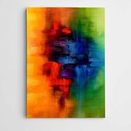 Dekolata Renkler Soyut Modern 40x60 cm Kanvas Tablo