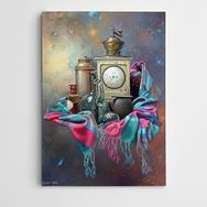 Dekolata Saat 140x200 cm Kanvas Tablo