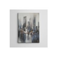 Dekolata Şehir ve Yelkenliler Mini 60x85 cm Kanvas Tablo