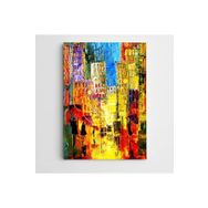 Dekolata Şemsiyeler Modern Sanat 60x85 cm Kanvas Tablo