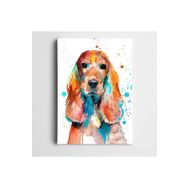 Dekolata Sevimli Köpekler 50x70 cm Kanvas Tablo