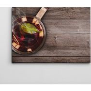 Dekolata Siyah Çay 40x60 cm Kanvas Tablo