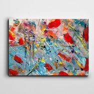 Dekolata Soyut Art 60x85 cm Kanvas Tablo