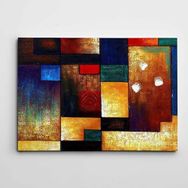 Dekolata Soyut Modern Sanat 85x120 cm Kanvas Tablo